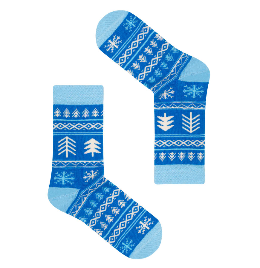 Skarpetki Finlandia Mikołajów, rozmiary / FAVES Socks&Friends
