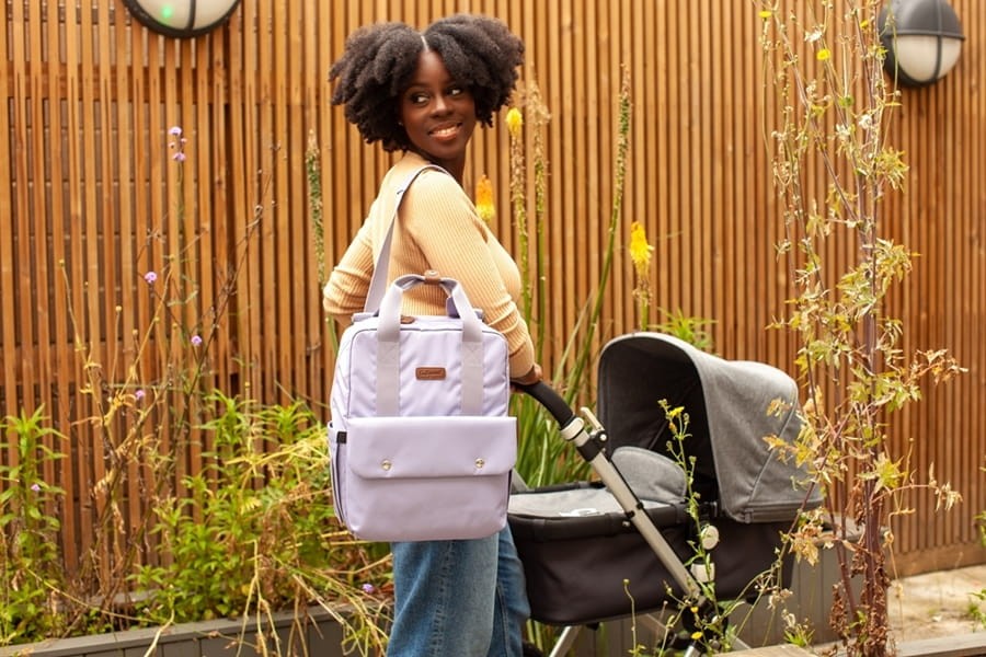 Eco torba i plecak Georgi Lilac / Babymel