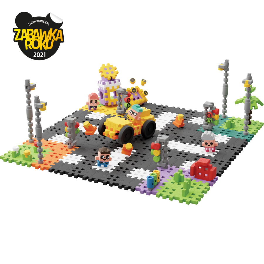 Klocki MINI Waffle City Street 280 el. / Marioinex