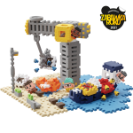 Klocki MINI Waffle City Port 248 el. / Marioinex