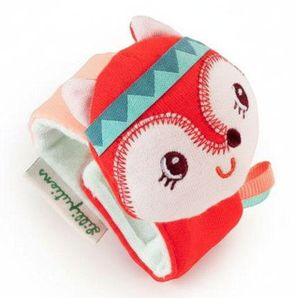 Grzechotka na rękę Lisiczka Alice  szeleszczącą folią ECO 0 m+ / Lilliputiens 83281