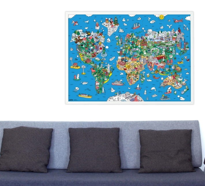 Plakat wyklejanka ATLAS / OMY