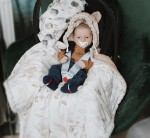 Kocyk do fotelika - Boho - Beige / BabySteps