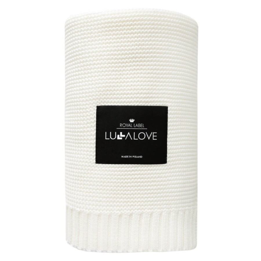 Duży koc bambusowy 120x100 cm - kokos / Lullalove