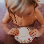 Rakieta - kula do kąpieli dla dzieci tworząca kolorowy wir / Miniu