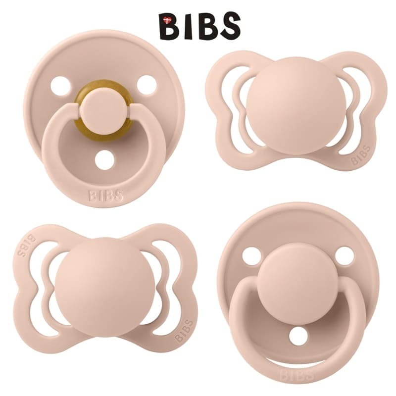 BIBS TRY-IT PACK - BLUSH zestaw prezentowy smoczków niemowlęcych