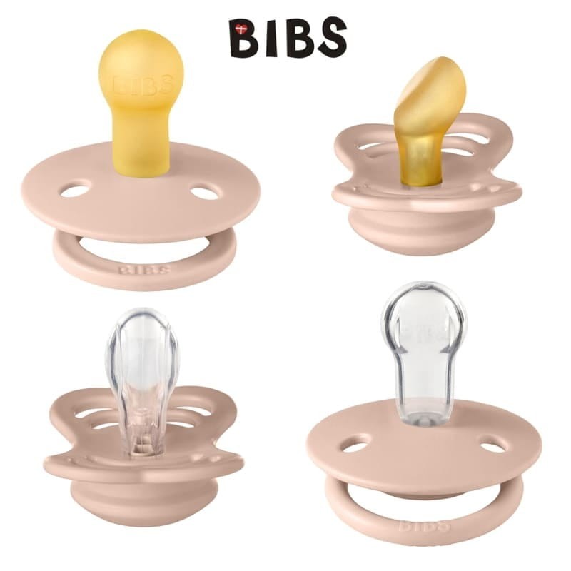 BIBS TRY-IT PACK - BLUSH zestaw prezentowy smoczków niemowlęcych