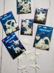Fluorescencyjne naklejki - Dinozaury 9 sztuk / Apli Kids