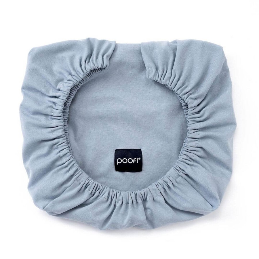 Prześcieradło do gondoli Organic kolor -dusty blue/ POOFI