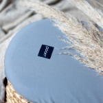 Prześcieradło do gondoli Organic kolor -dusty blue/ POOFI