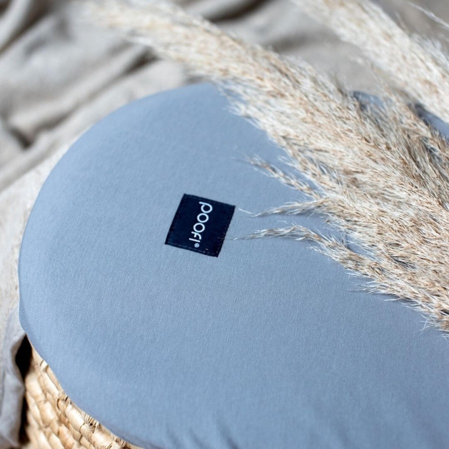 Prześcieradło do gondoli Organic kolor -dusty blue/ POOFI