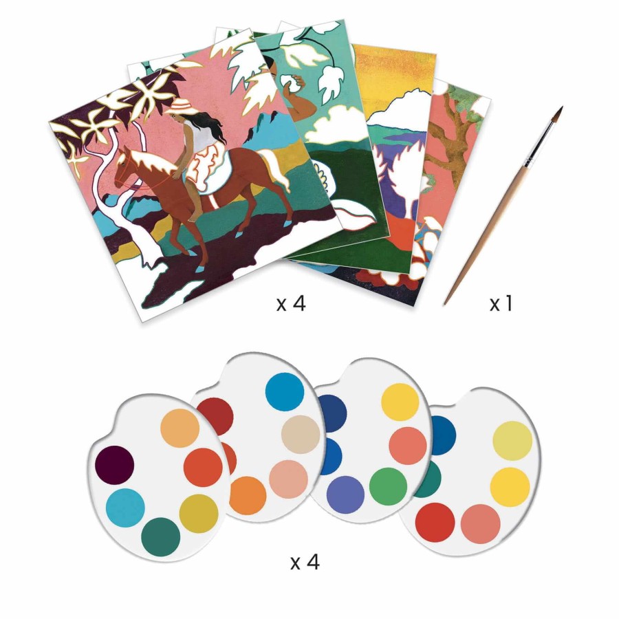 Zestaw artystyczny INSPIRACJE - POLINEZJA / Djeco