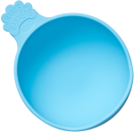 Miska silikonowa z przyssawką i uchwytem BLUE / Nana's Manners