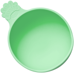 Miska silikonowa z przyssawką i uchwytem GREEN / Nana's Manners