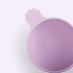 Miska silikonowa z przyssawką i uchwytem PURPLE / Nana's Manners