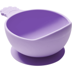 Miska silikonowa z przyssawką i uchwytem PURPLE / Nana's Manners