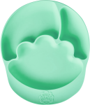 Talerz silikonowy z przyssawką Blue / Nana's Manners