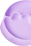 Talerz silikonowy z przyssawką PURPLE / Nana's Manners