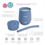Silikonowy kubeczek ze słomką Mini Cup + Straw Training System 120 ml Indigo /EZPZ