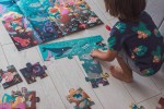 Świecące puzzle z mini-lampką UV Ocean 24 elementy 3+ / Janod