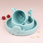 Peekaboo miseczka silikonowa - blue / Done by Deer