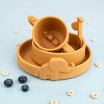 Peekaboo miseczka silikonowa - mustard / Done by Deer