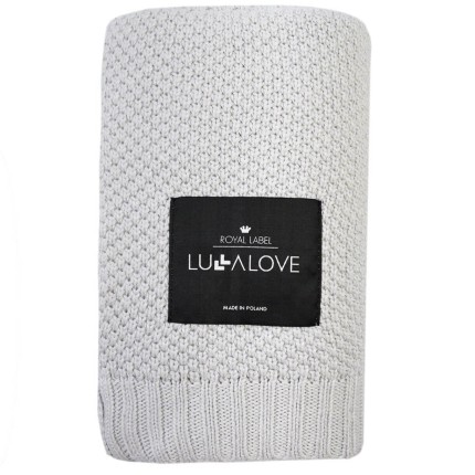 Bambusowy koc 80x100 CHMURKA -makaronik / Lullalove