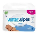 4-pak chusteczek nasączanych czystą wodą WaterWipes 60szt.
