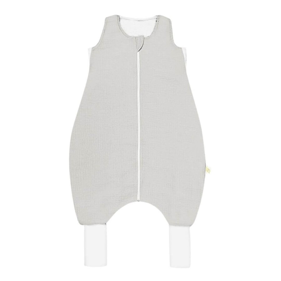 Muślinowy śpiworek z nogawkami - Gray /BabySteps