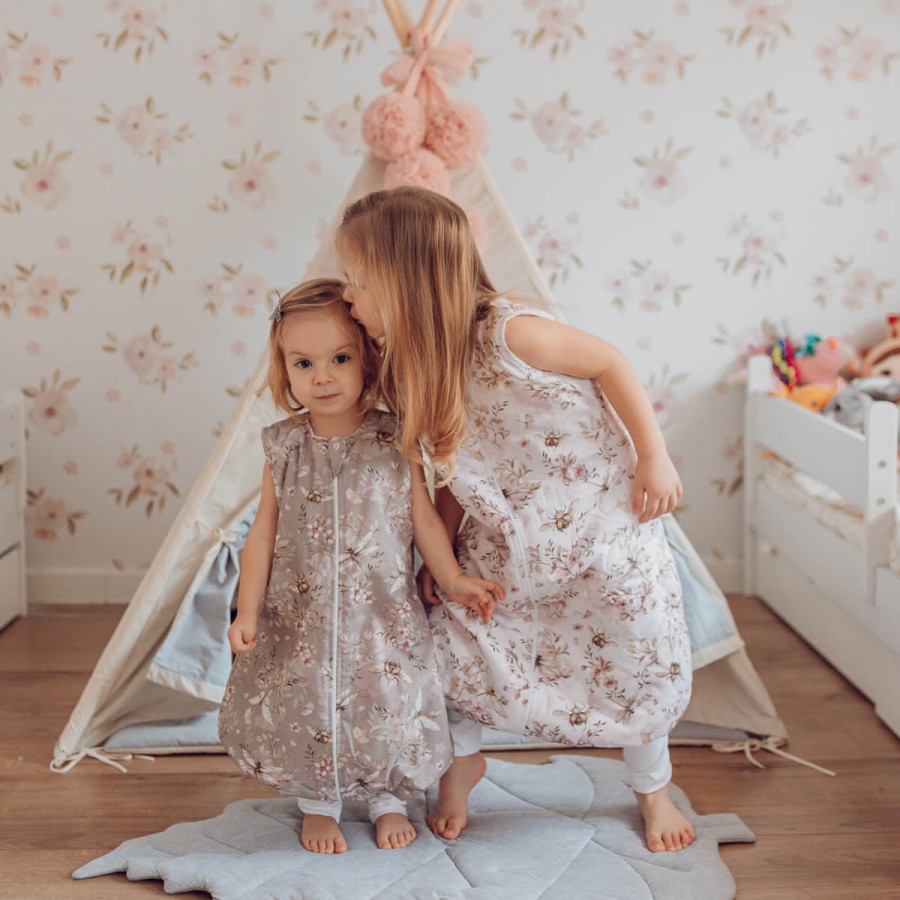 Muślinowy śpiworek z nogawkami - Gray /BabySteps