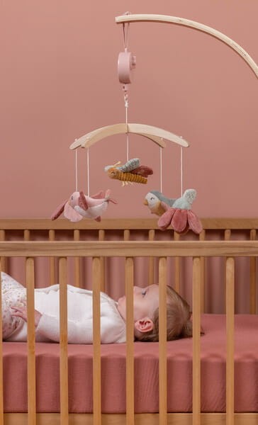 Karuzela do łóżeczka Flowers & Butterflies /Little Dutch