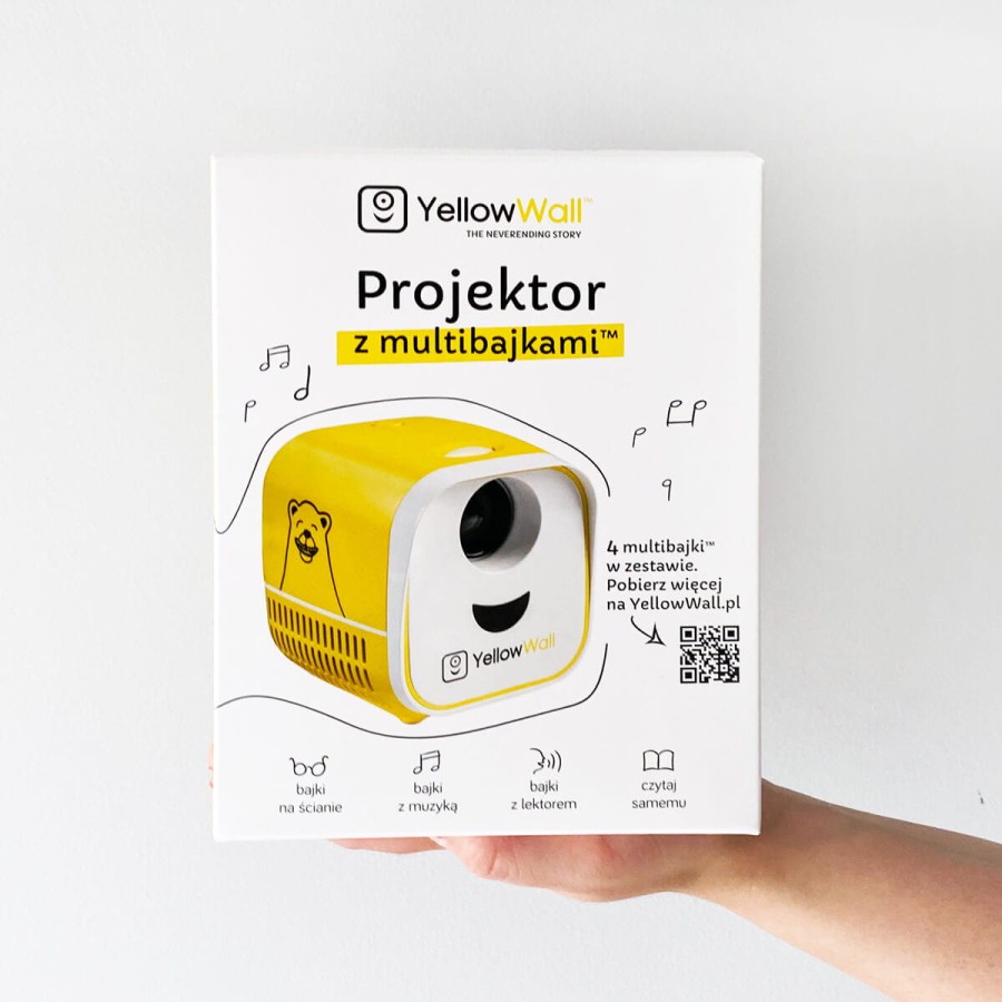 Zestaw startowy. Projektor YellowWall + 4 Multibajki /YellowWall