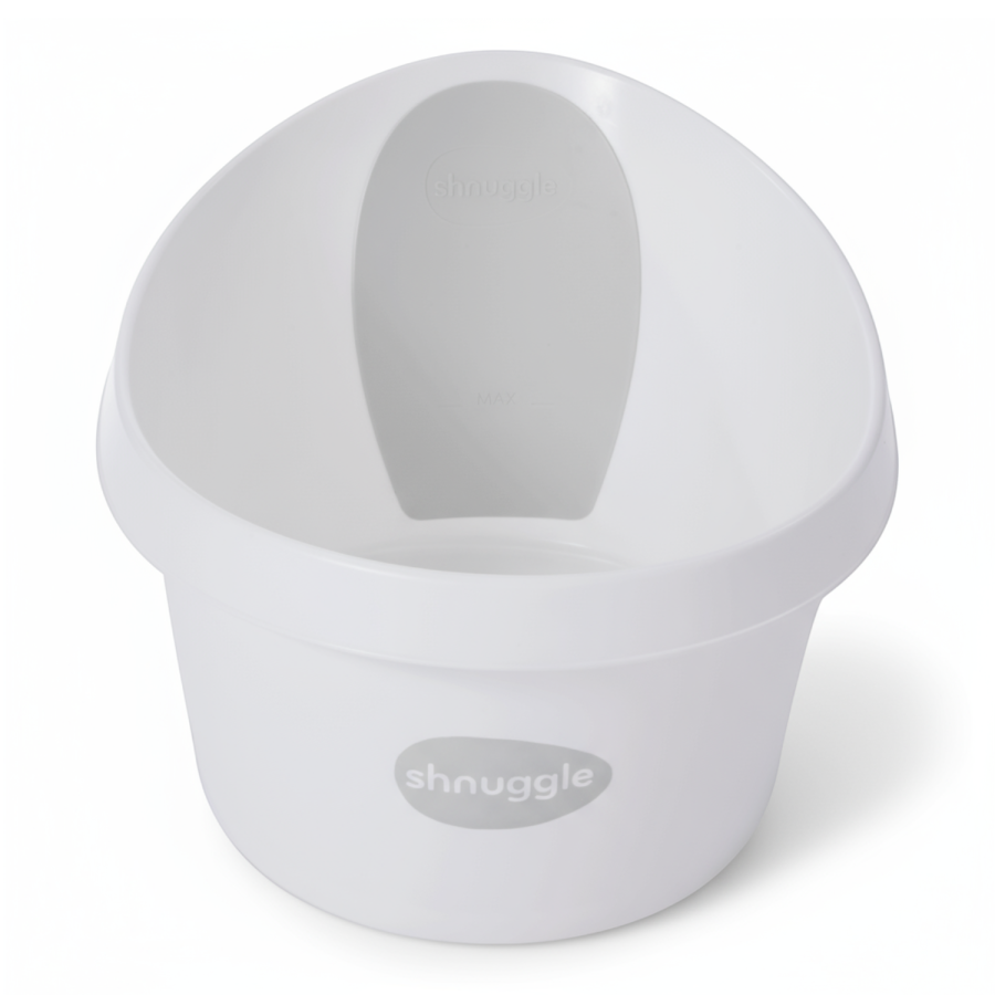 Wanienka Shnuggle Toddler z piankowym oparciem white and grey /Shnuggle