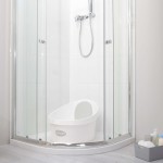 Wanienka Shnuggle Toddler z piankowym oparciem white and grey /Shnuggle