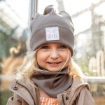 Zestaw czapka + komin LATTE LINE różne rozmiary /UL&KA