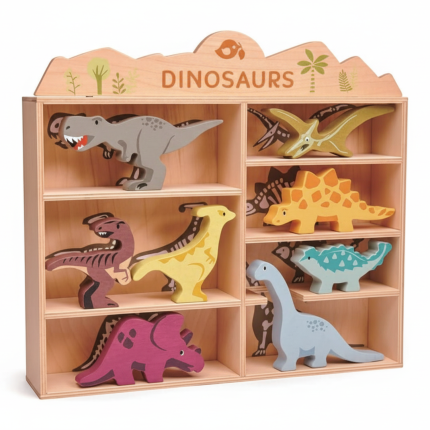 Drewniane figurki do zabawy - dinozaury /Tender Leaf Toys
