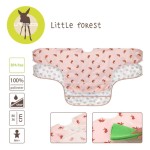 Zestaw śliniaków z długim rękawem 6m+ Little Forest Zajączek /Lassig