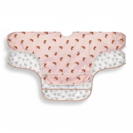 Zestaw śliniaków z długim rękawem 6m+ Little Forest Zajączek / Lassig 1311021588