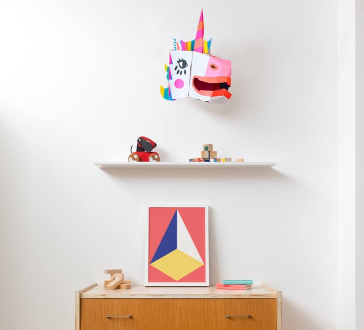 Maska 3D JEDNOROŻEC LILY /OMY