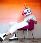 Maska 3D JEDNOROŻEC LILY /OMY