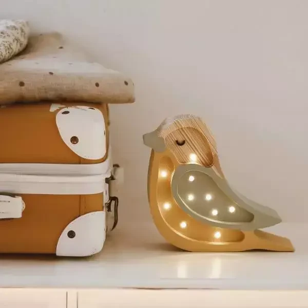 Lampa Little Lights Ptaszek Mini KHAKI /Little Lights