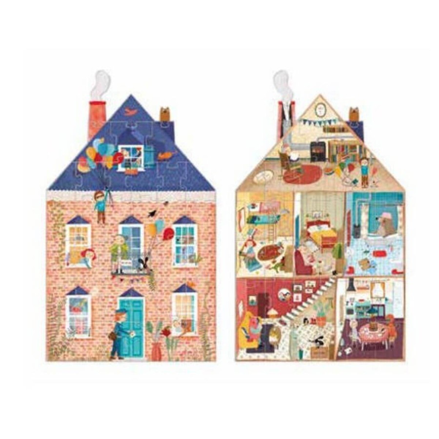 Dwustronne puzzle dla dzieci, Witaj w moim domu /Londji