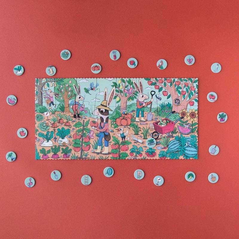 Puzzle dla dzieci Ogród Króliczków /Londji