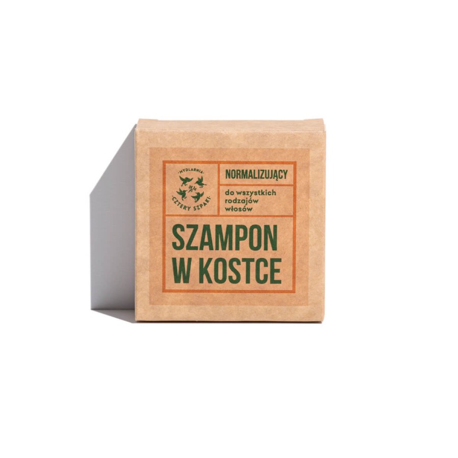Normalizujący szampon do włosów w kostce / Mydlarnia Cztery Szpaki
