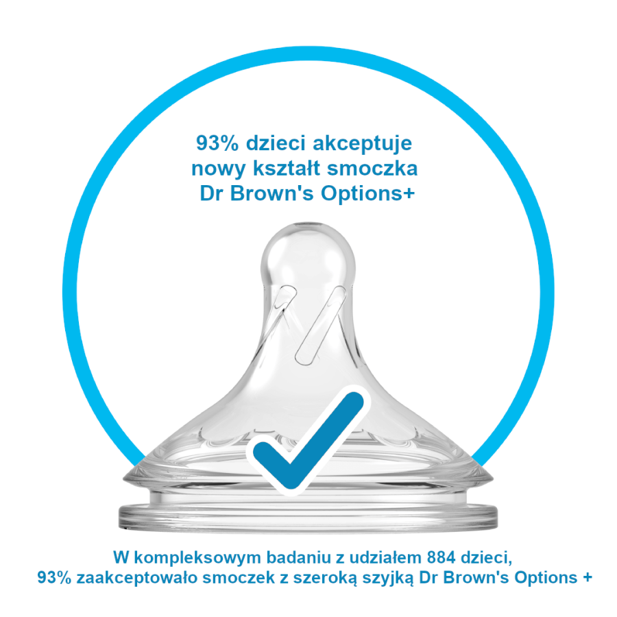 Butelka do karmienia niemowląt 150 ml, szeroka szyjka / Dr Brown's