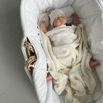 Kocyk ażurowy DAISY - kokos / Lullalove