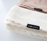 Kocyk ażurowy DAISY - kokos / Lullalove