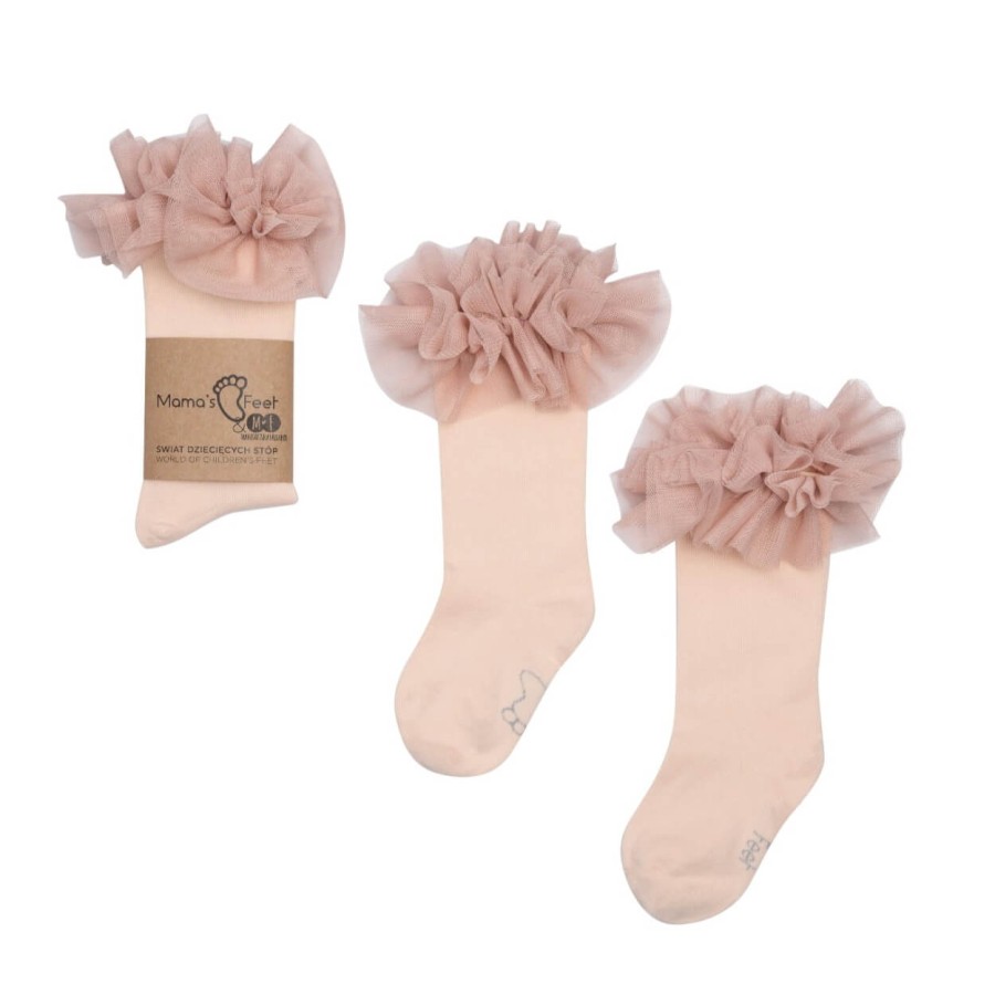 Podkolanówki Tutu -Wenecki róż /Mama's Feet