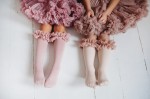 Podkolanówki Tutu -Wenecki róż /Mama's Feet