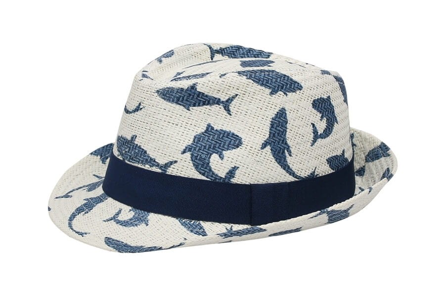 Kapelusz Słomkowy Fedora Rekin /FlapJack